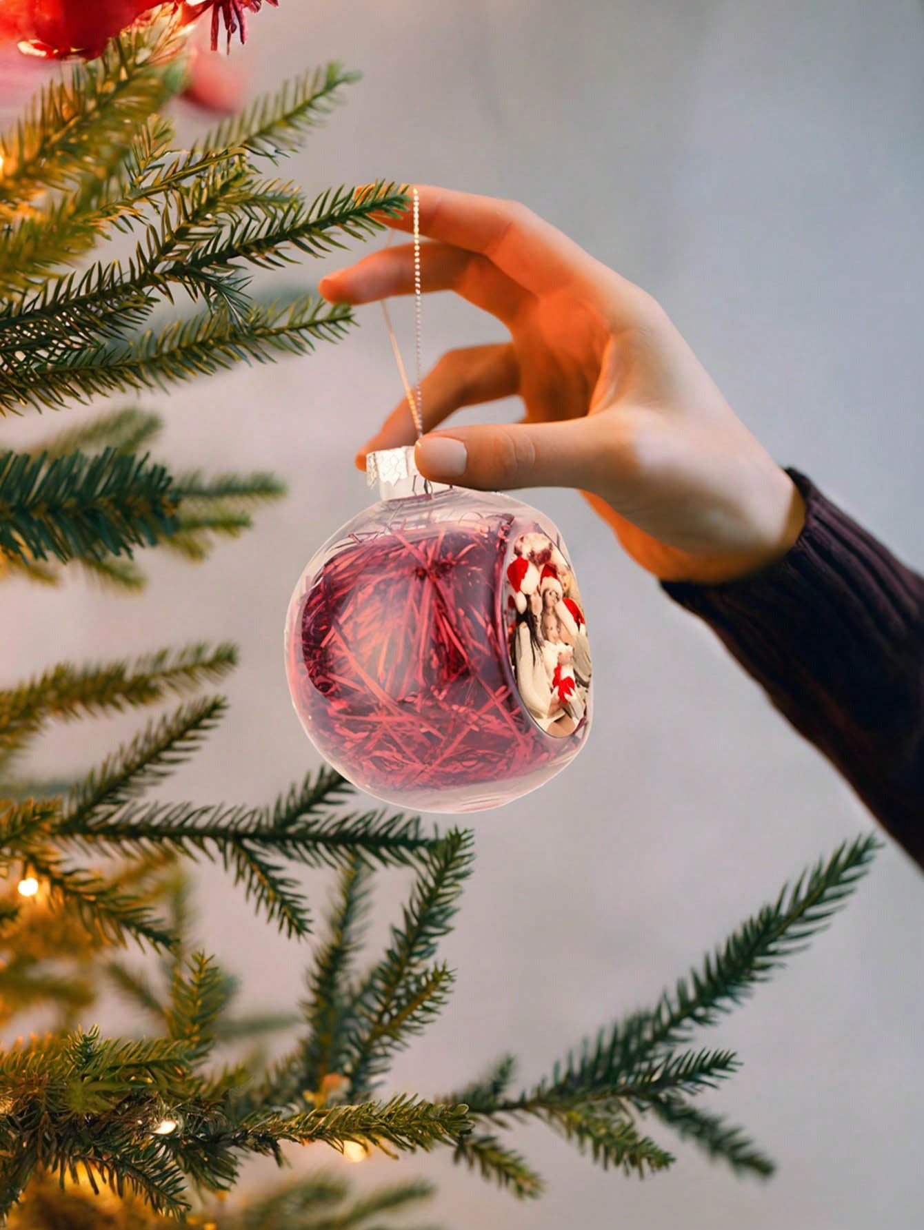 Christmas Decoration Balls with Customizable Photos
